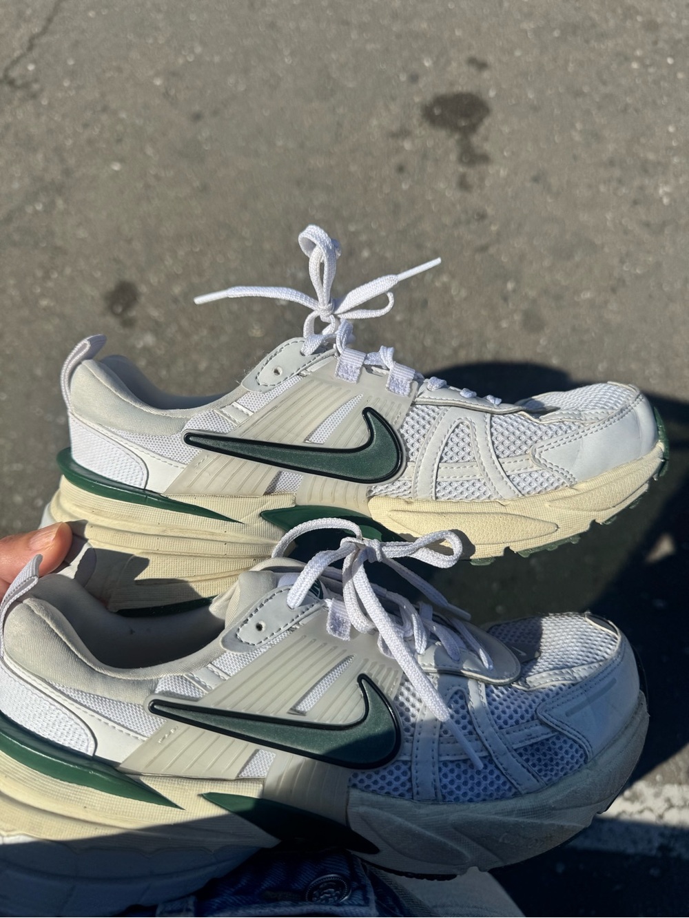 Nike v2k running shoes.